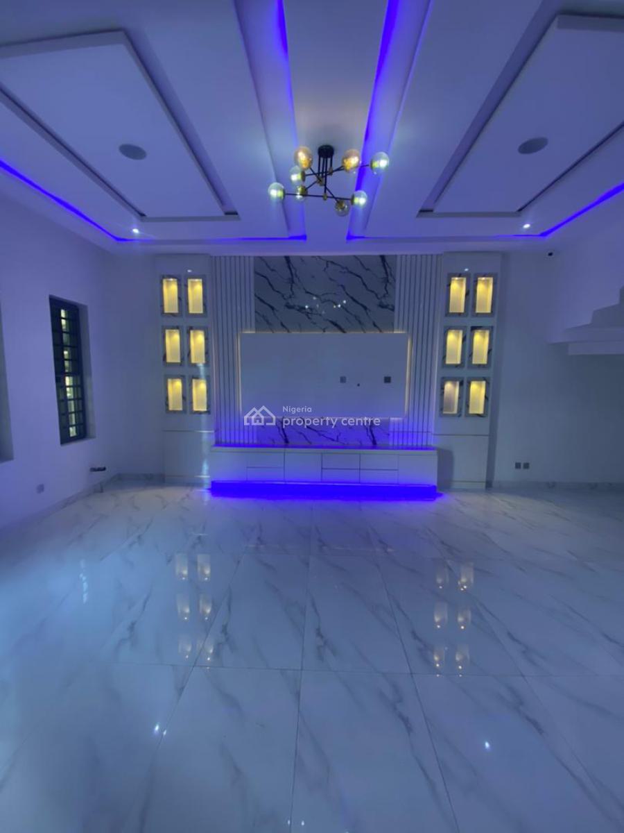 4 Bedroom Semi Detached with Bq Fully Serviced with Pool and Gym, Orchid Road Before Roundabout, Lekki, Lagos, Semi-detached Duplex for Rent