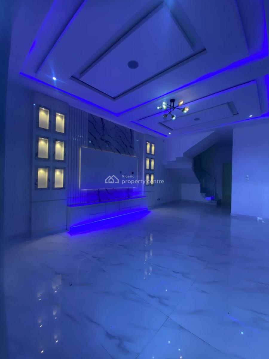 4 Bedroom Semi Detached with Bq Fully Serviced with Pool and Gym, Orchid Road Before Roundabout, Lekki, Lagos, Semi-detached Duplex for Rent