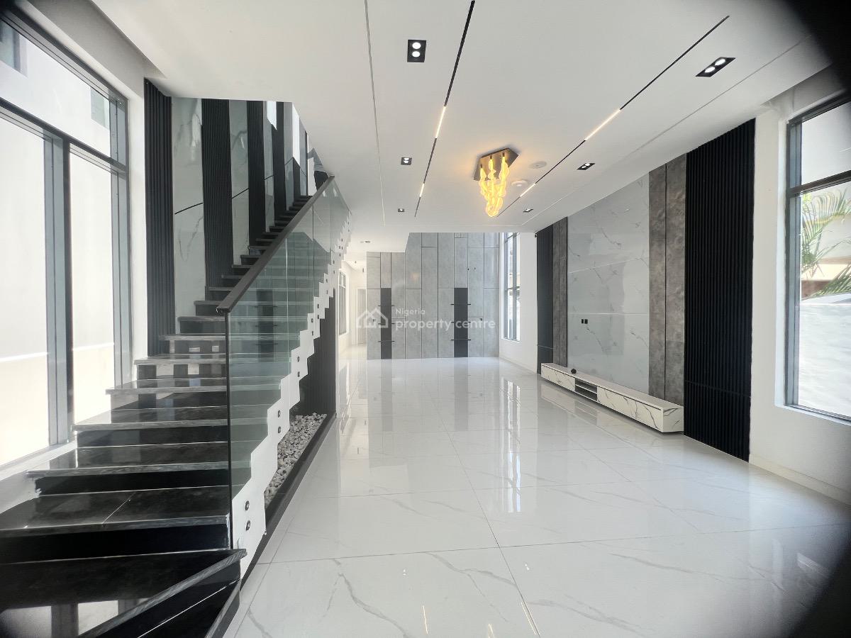 Contemporary 5 Bedroom Fully Detached Smart Home, Chevron Head Office, Lekki, Lagos, Detached Duplex for Sale