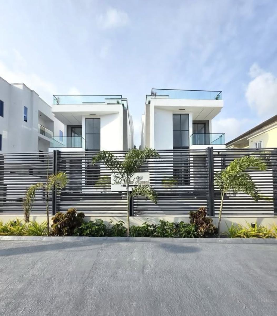 Contemporary 5 Bedroom Fully Detached Smart Home, Chevron Head Office, Lekki, Lagos, Detached Duplex for Sale