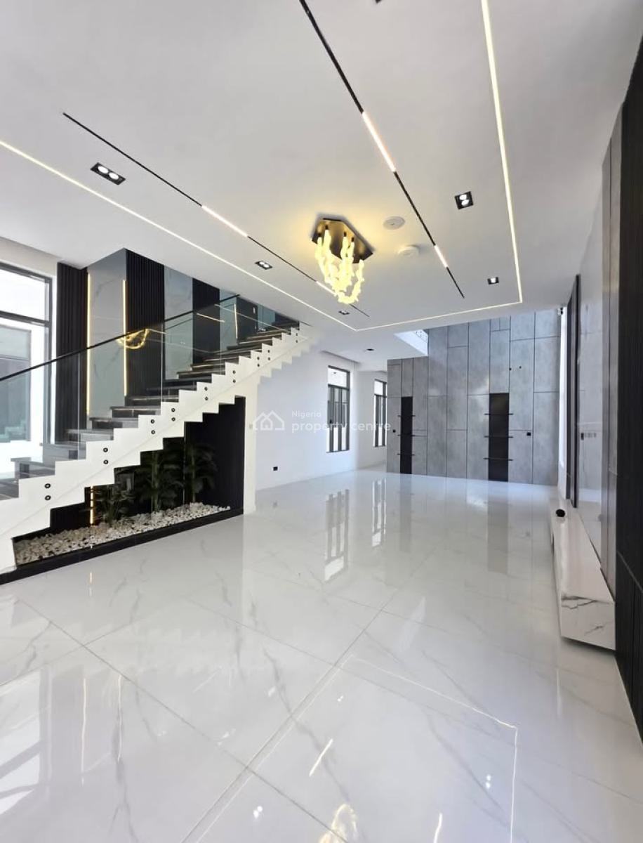 Contemporary 5 Bedroom Fully Detached Smart Home, Chevron Head Office, Lekki, Lagos, Detached Duplex for Sale