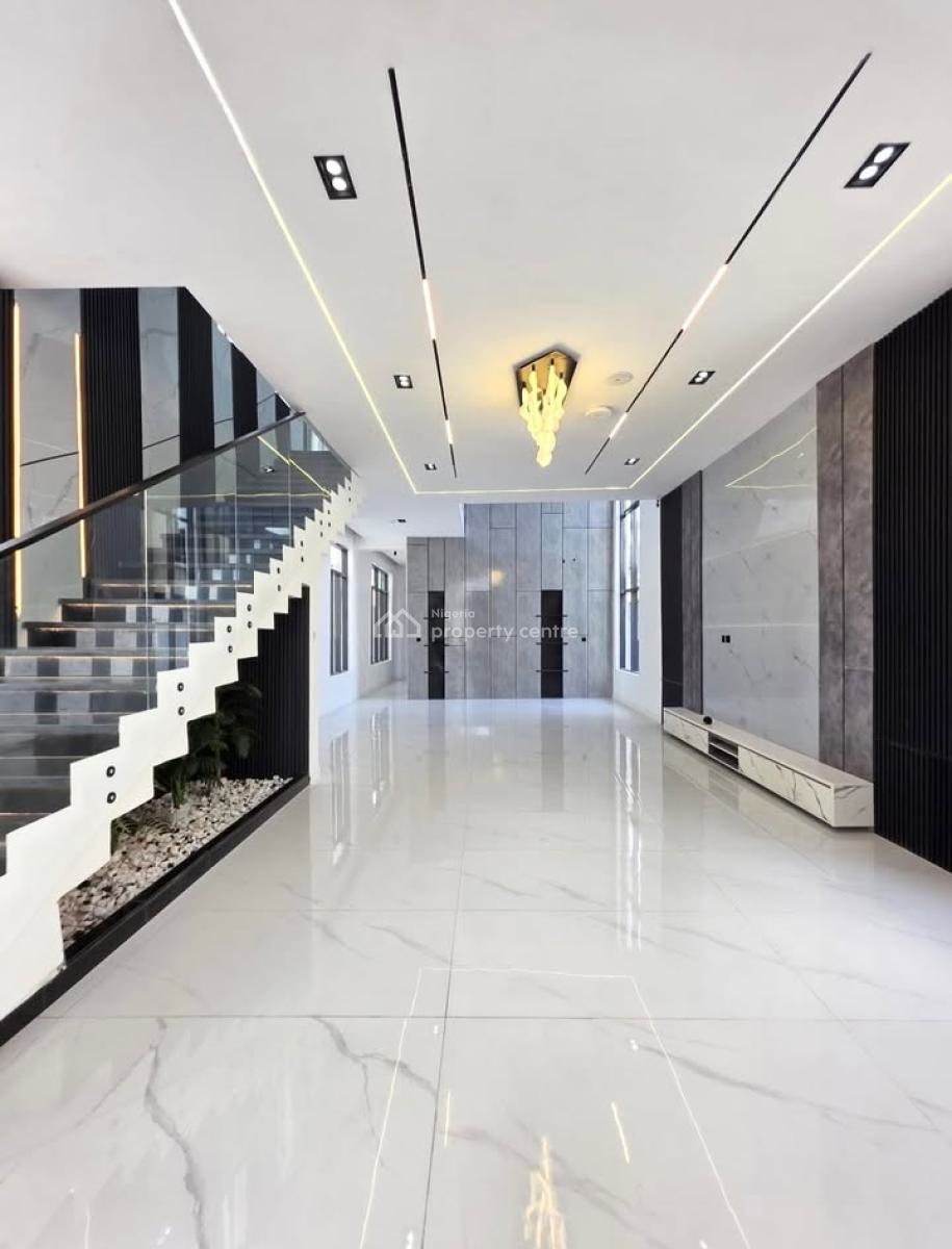 Contemporary 5 Bedroom Fully Detached Smart Home, Chevron Head Office, Lekki, Lagos, Detached Duplex for Sale