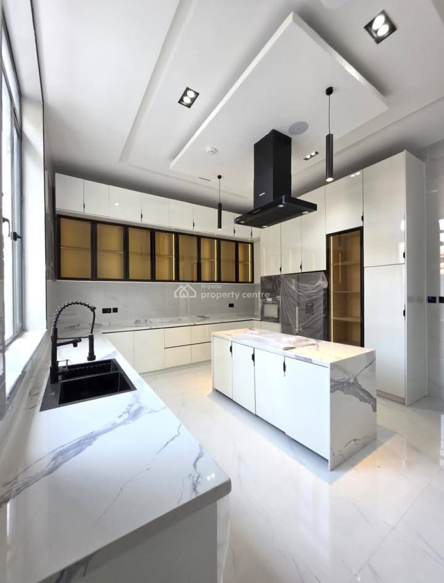 Contemporary 5 Bedroom Fully Detached Smart Home, Chevron Head Office, Lekki, Lagos, Detached Duplex for Sale