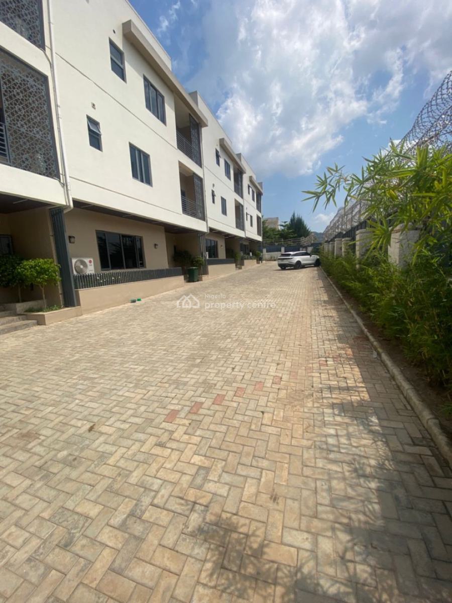 Brand New 5 Bedroom Spacious Terrace Duplex, Bq,corner Piece,acs, Katampe Extension, Katampe, Abuja, Terraced Duplex for Rent