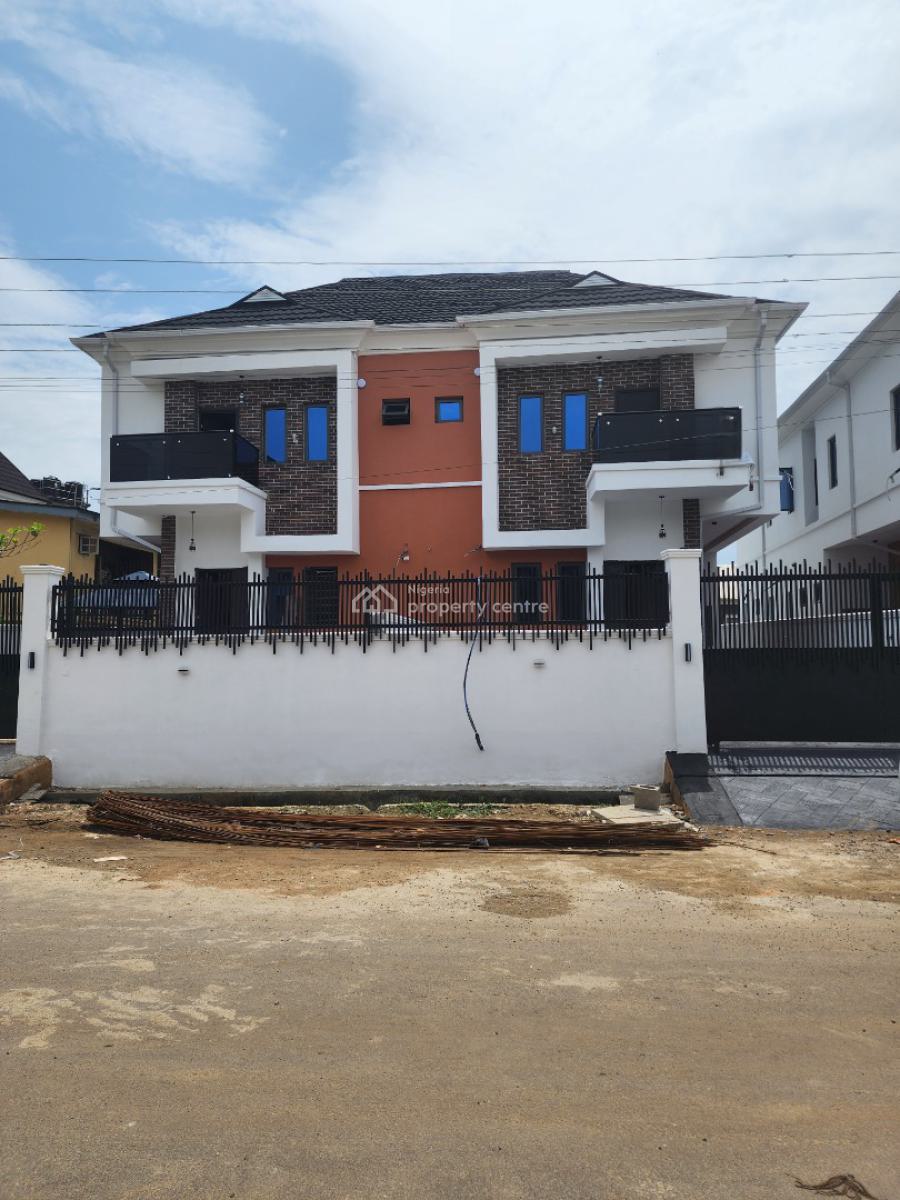 Newly Built 4 Bedroom Semi-detached Duplex with Bq, Alaka, Surulere, Lagos, Semi-detached Duplex for Sale