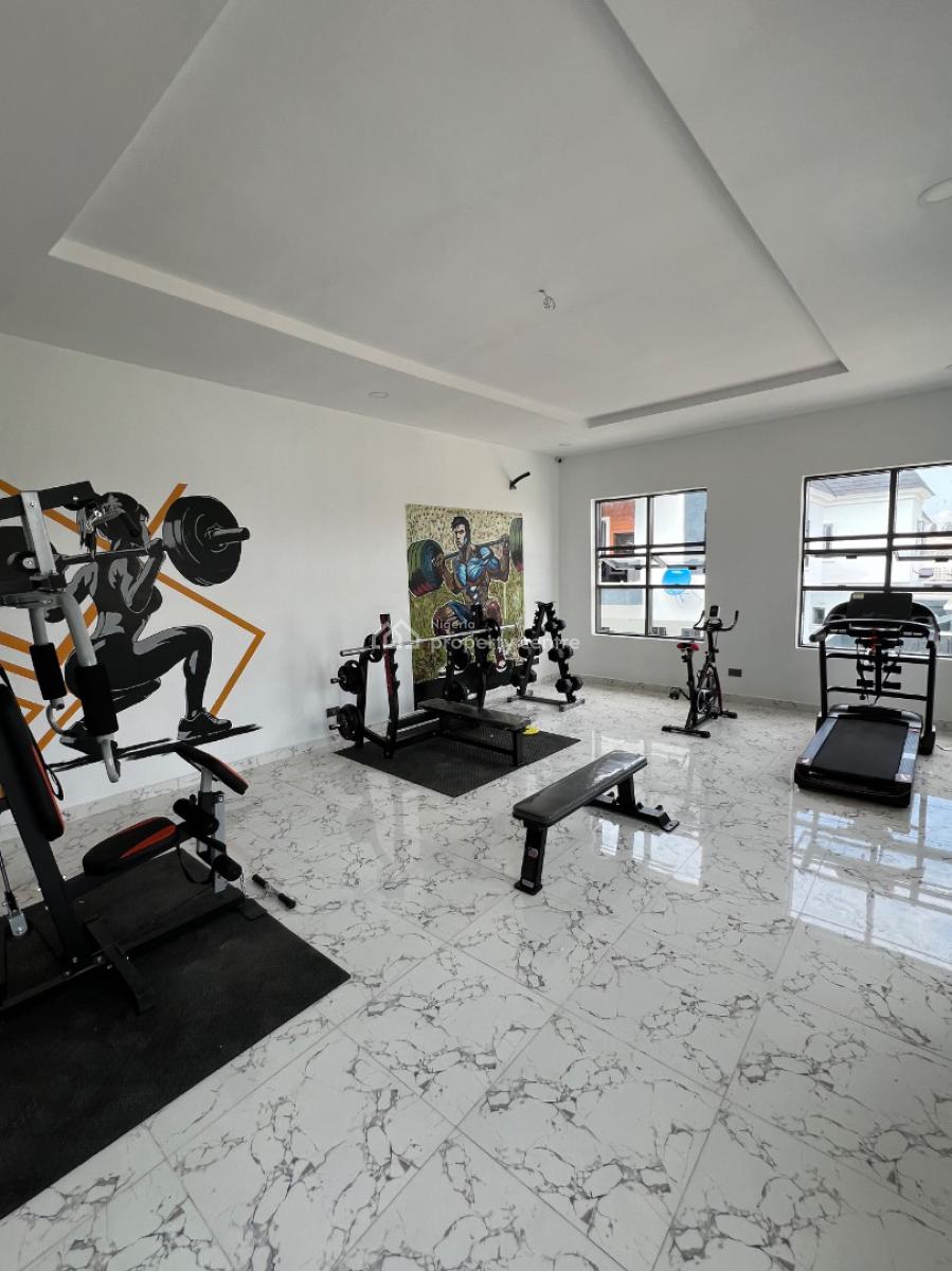 4 Bedroom Terrace Duplex with Gym, Kids Play Area and Pool, Mobile Road, Ajah, Lagos, Terraced Duplex for Rent