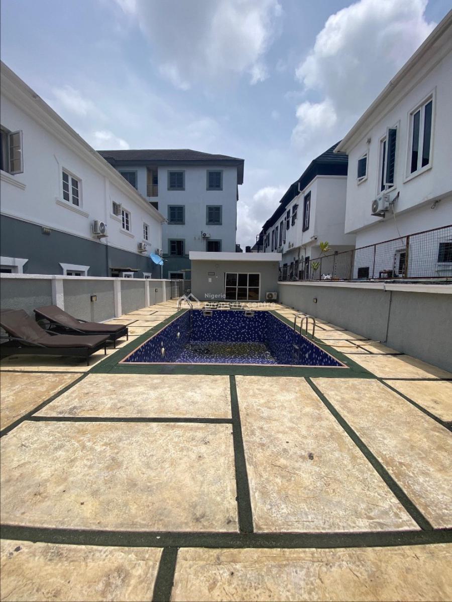 Lovely 4 Bedroom Terrace Duplex with Bq, Chevron, Lekki, Lagos, Terraced Duplex for Rent