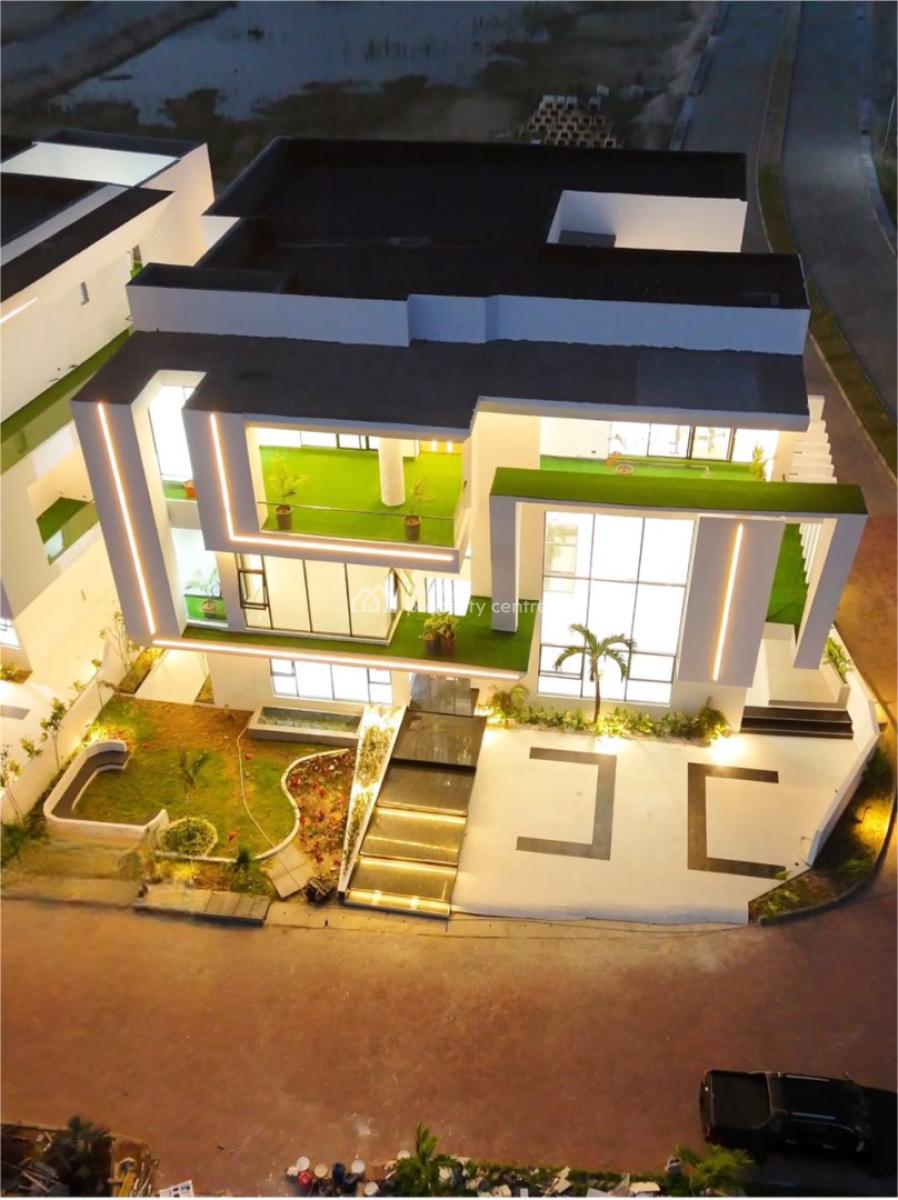 Water View 5 Bedroom Luxury Smart Home with Cinema, Pool , Lounge , Elevator, Osapa, Lekki, Lagos, Detached Duplex for Sale