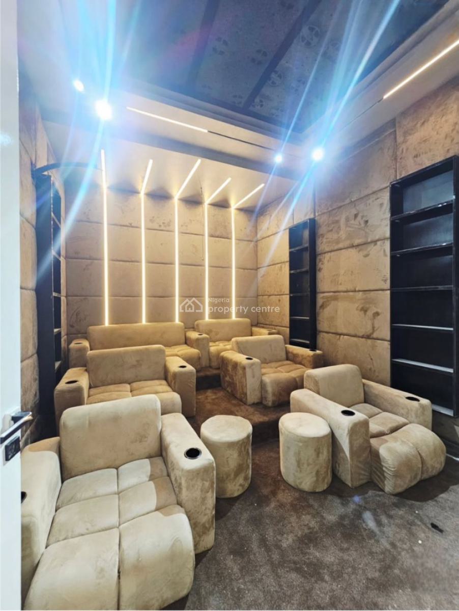 Water View 5 Bedroom Luxury Smart Home with Cinema, Pool , Lounge , Elevator, Osapa, Lekki, Lagos, Detached Duplex for Sale