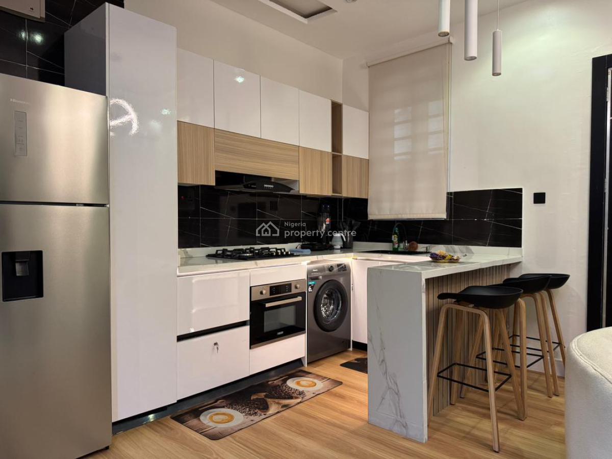 Brand New 1 Bedroom Apartment in a Secure Estate, Ikate, Lekki, Lagos, Flat / Apartment Short Let