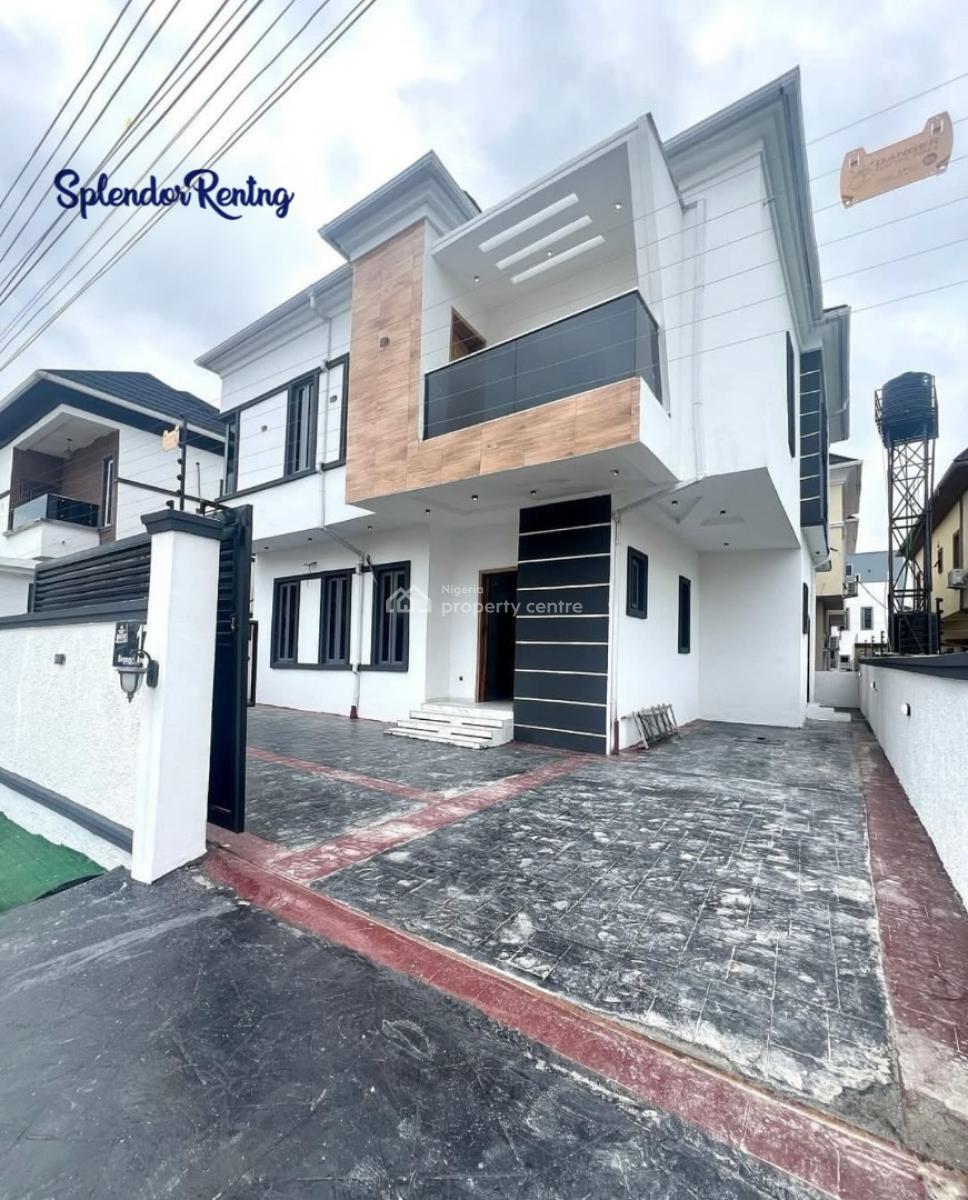 Contemporary Designed 4 Bedroom Fully Detached Duplex, Ikota, Lekki, Lagos, Detached Duplex for Rent