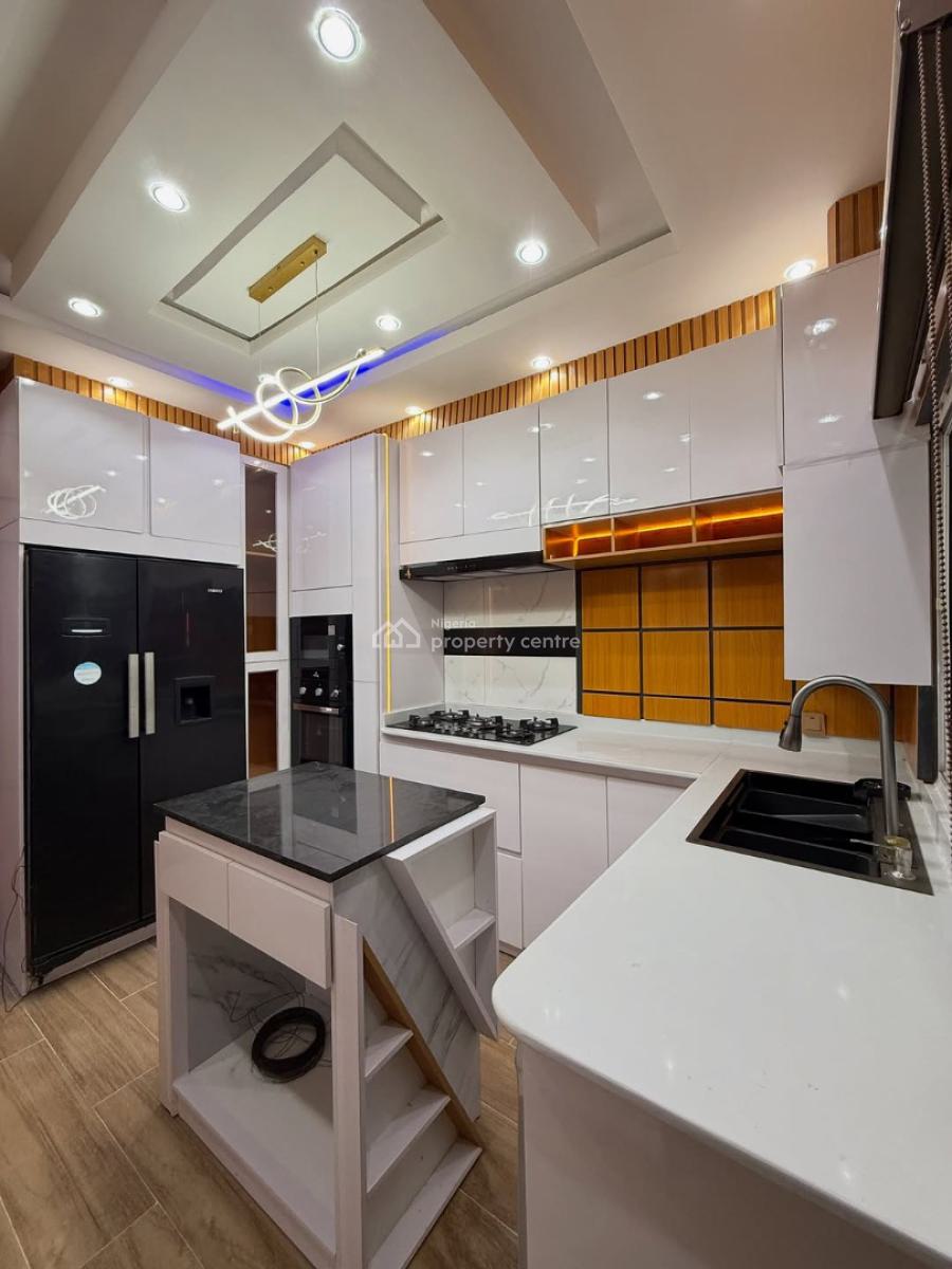 Furnished Four Bedroom Terrace Duplex Corner Piece with Swimming Pool, By Lagos Business School, Ajah, Lagos, Terraced Duplex for Sale