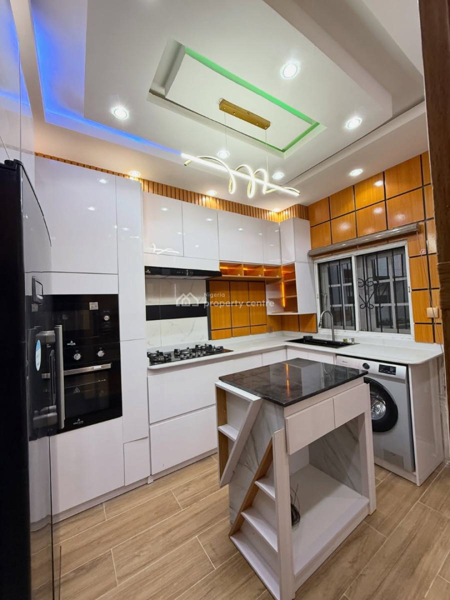 Furnished Four Bedroom Terrace Duplex Corner Piece with Swimming Pool, By Lagos Business School, Ajah, Lagos, Terraced Duplex for Sale