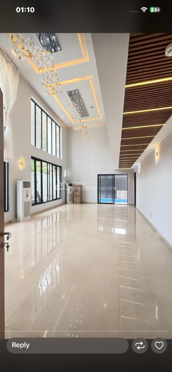 Luxury  5 Bedroom Detached Duplex with a Pool,elevator, 2qs, Banana Island, Ikoyi, Lagos, Detached Duplex for Sale