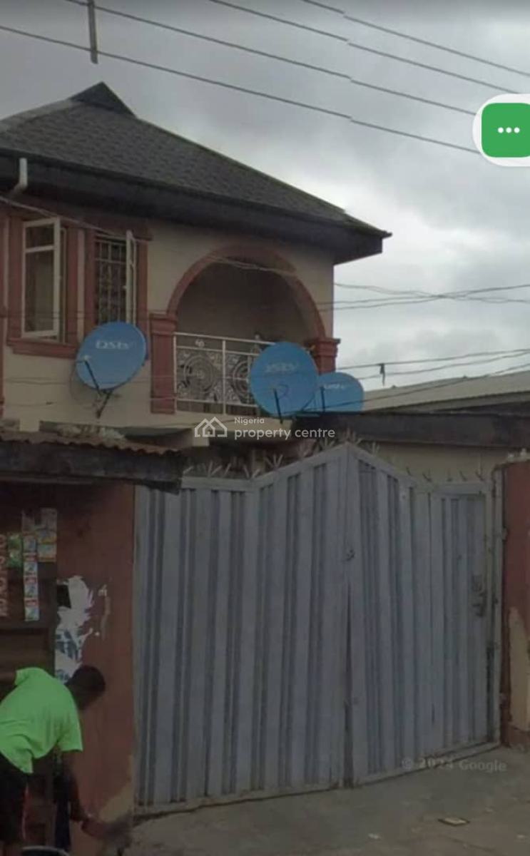 a Storey Building on a Half Plot of Land in a Secured Area, Johnson, Ijesha, Lagos, Residential Land for Sale