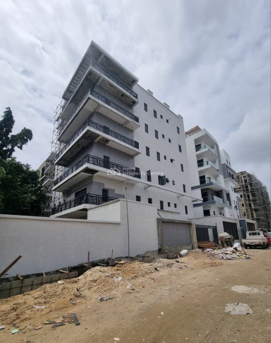 Newly Built 2 Bedroom Flat with Bq and Swimming Pool, Ikate, Lekki, Lagos, Flat / Apartment for Sale