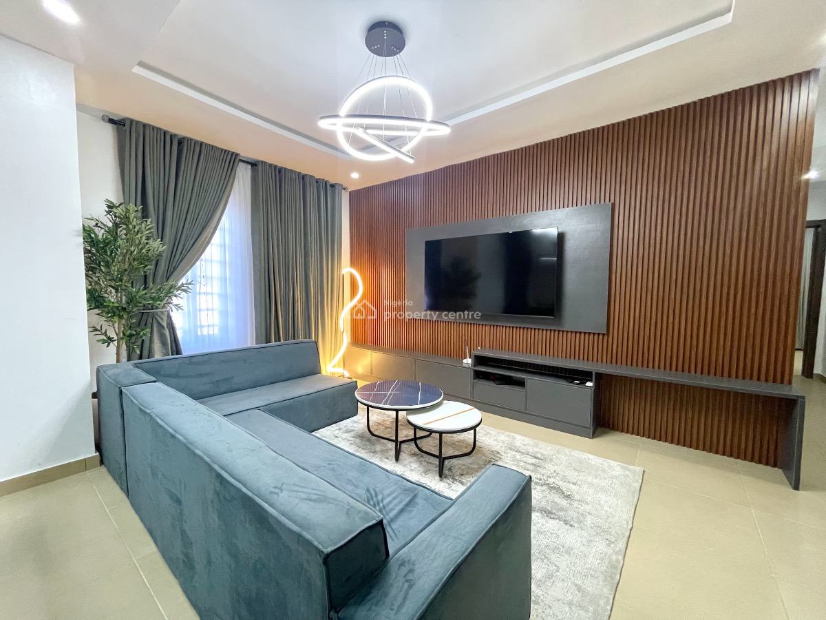 Brand New Smart Luxury  1 Bedroom Maisonette Apartment with Water-, Lekki Phase 1, Lekki, Lagos, Flat / Apartment Short Let