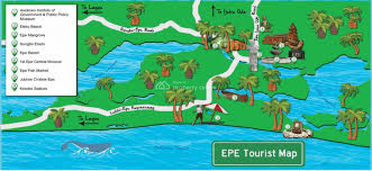 Fenced 4 Plots of Dry and Level Land Close to T-junction Epe, Oke Oso Behind Conoil Filling Station By T-junction, Epe, Lagos, Mixed-use Land for Sale