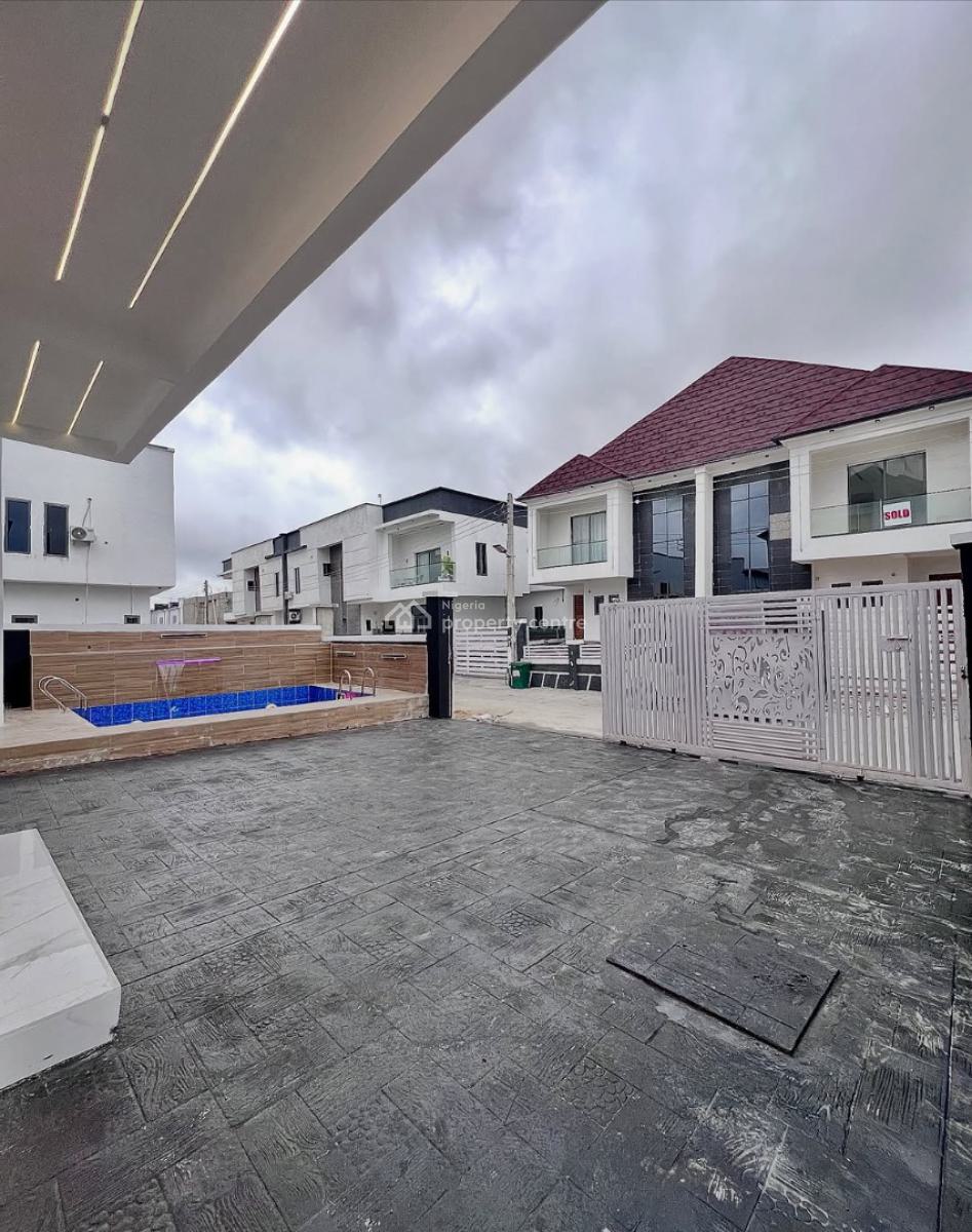 Five Bedroom Fully Detached Duplex with Swimming Pool, Ajah, Lagos, Detached Duplex for Sale