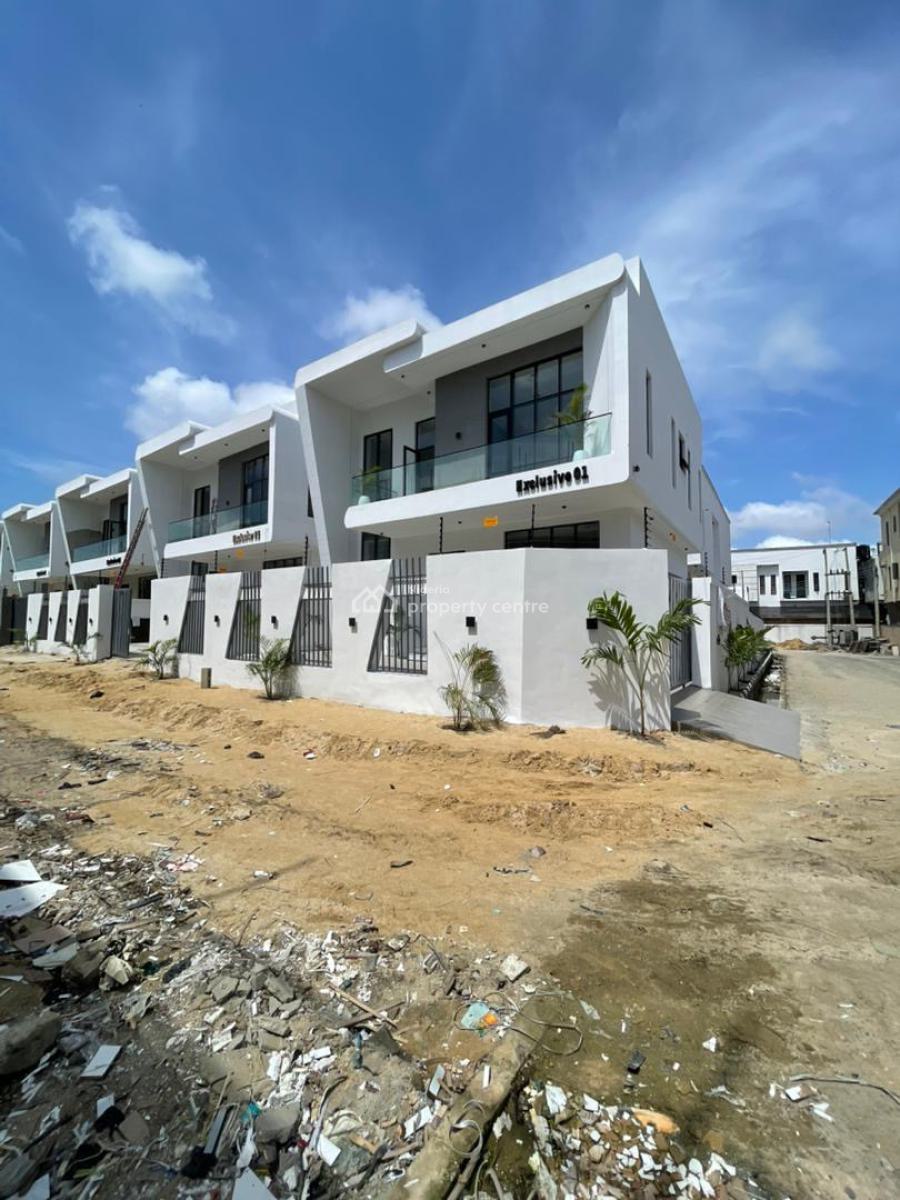 Exclusively Finished 4 Bedroom Detached Duplex with Bq, Off Addo Road, in a Well Secured Estate, Lekki Palm City Estate, Ajah, Lagos, Detached Duplex for Sale