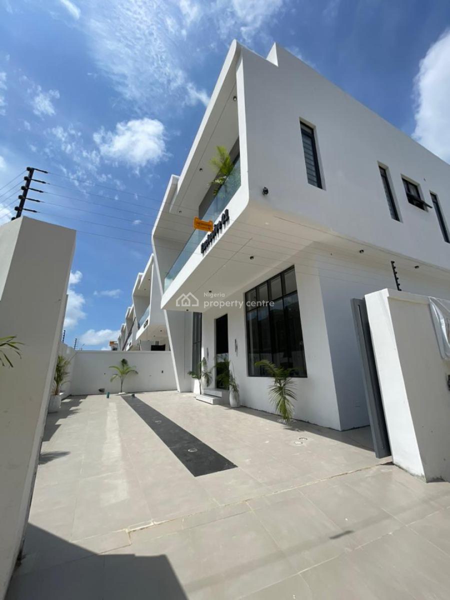 Exclusively Finished 4 Bedroom Detached Duplex with Bq, Off Addo Road, in a Well Secured Estate, Lekki Palm City Estate, Ajah, Lagos, Detached Duplex for Sale