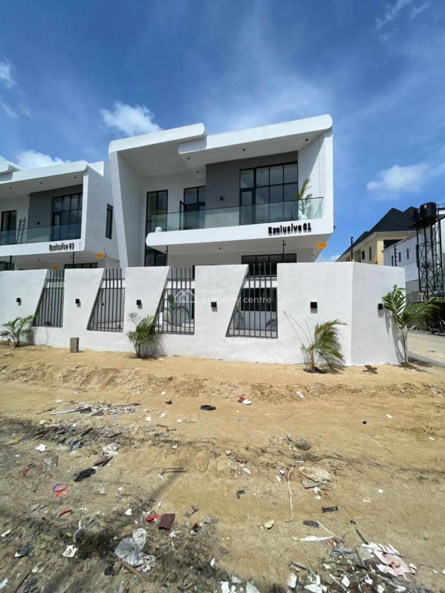 Exclusively Finished 4 Bedroom Detached Duplex with Bq, Off Addo Road, in a Well Secured Estate, Lekki Palm City Estate, Ajah, Lagos, Detached Duplex for Sale