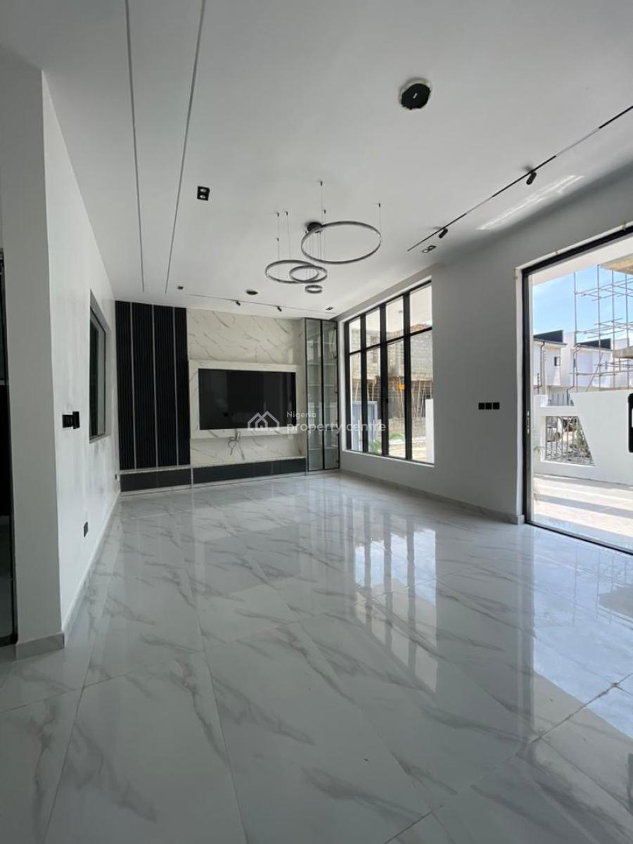 Exclusively Finished 4 Bedroom Detached Duplex with Bq, Off Addo Road, in a Well Secured Estate, Lekki Palm City Estate, Ajah, Lagos, Detached Duplex for Sale