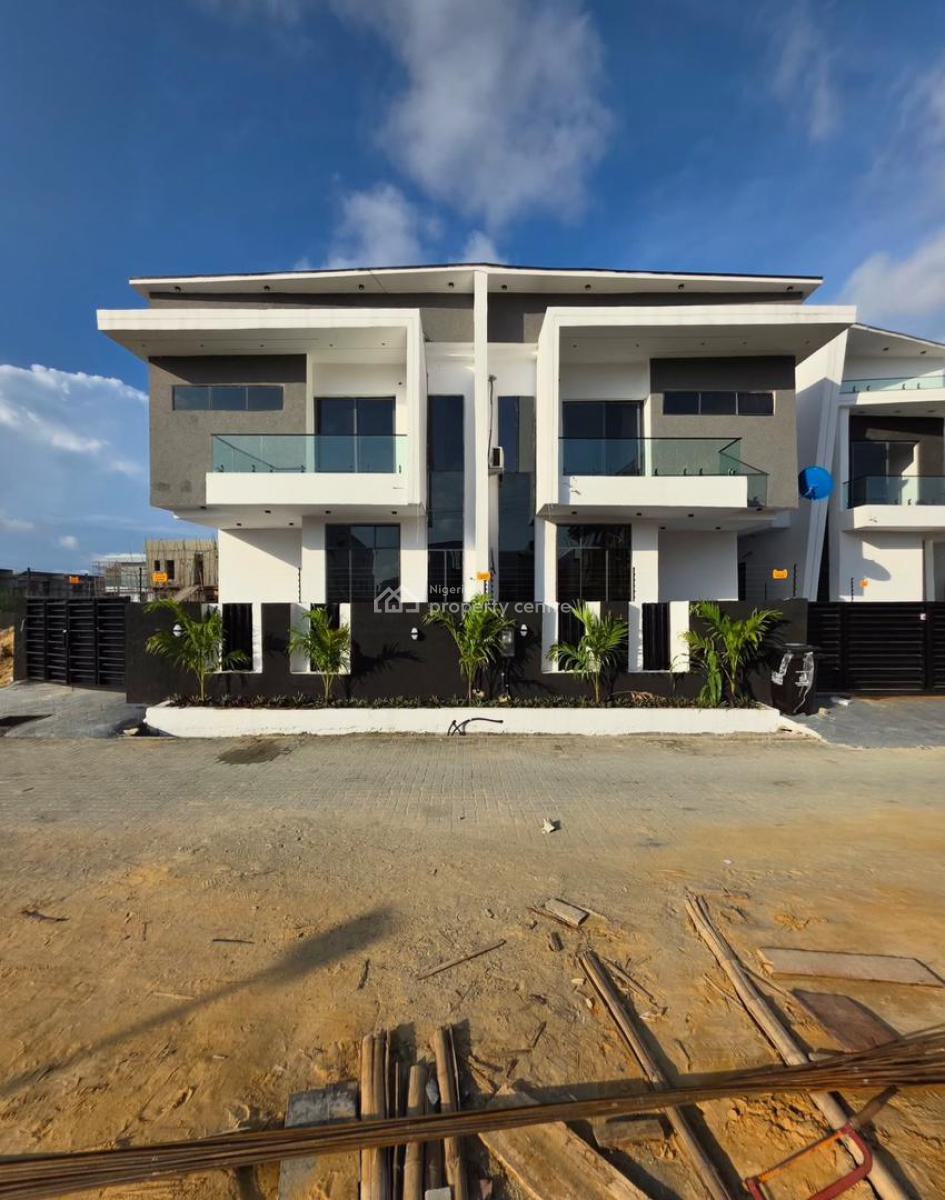 Beautifully Finished 4 Bedroom Semi-detached Duplex + Bq, Off Addo Road, Lekki Palm City, Ajah, Lagos, Semi-detached Duplex for Sale