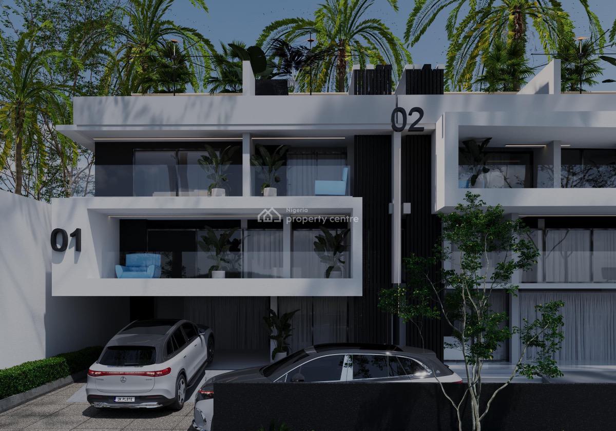 5 Bedroom Terrace Duplex + Bq Offplan Project Payment Plan Allowed, Adeniyi Jones, Ikeja, Lagos, Terraced Duplex for Sale