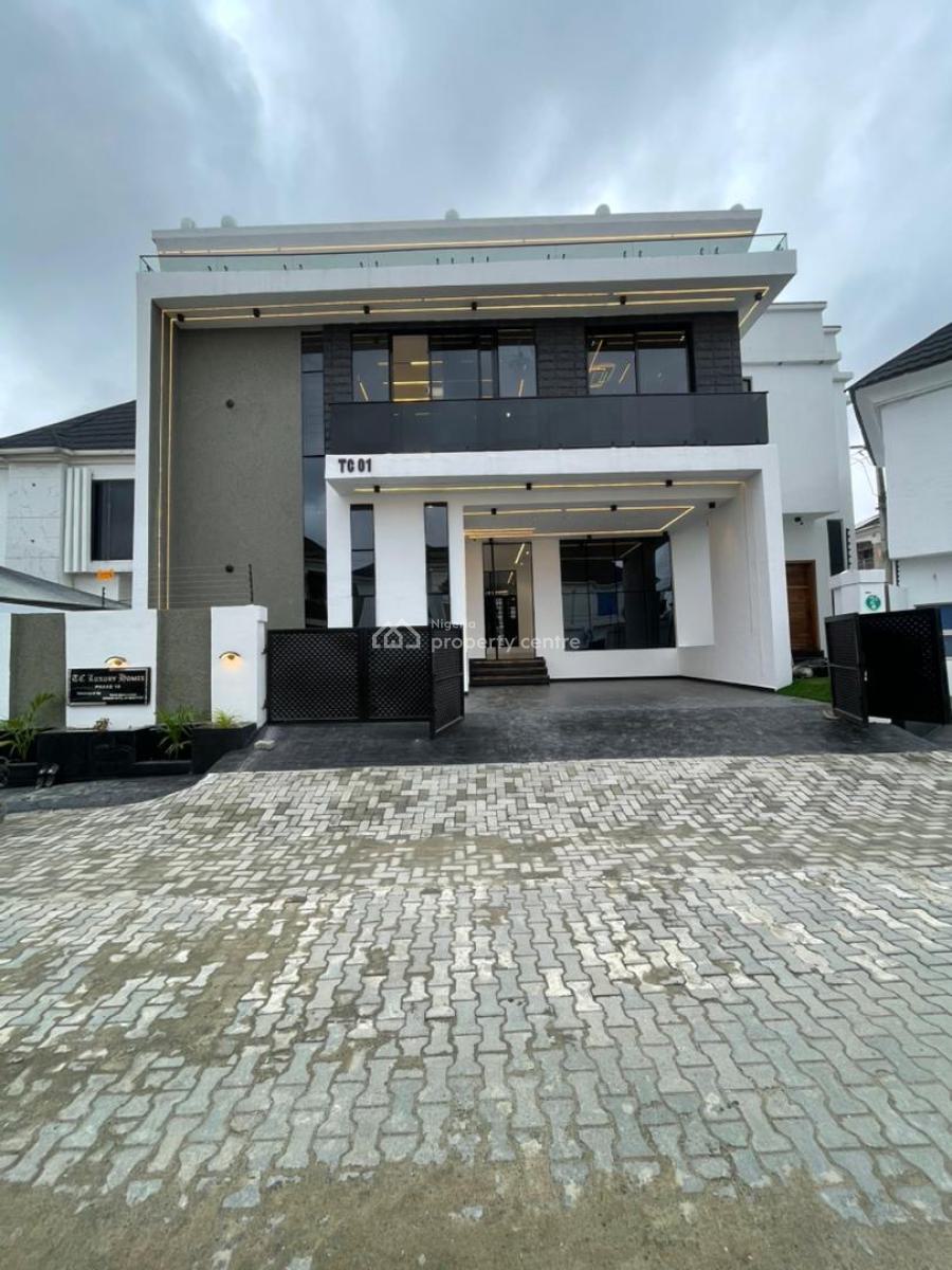 Wonderfully Finished 5 Bedroom Detached Duplex with Bq, Off Addo Road, Lekki Palm City, Ajah, Lagos, Detached Duplex for Sale