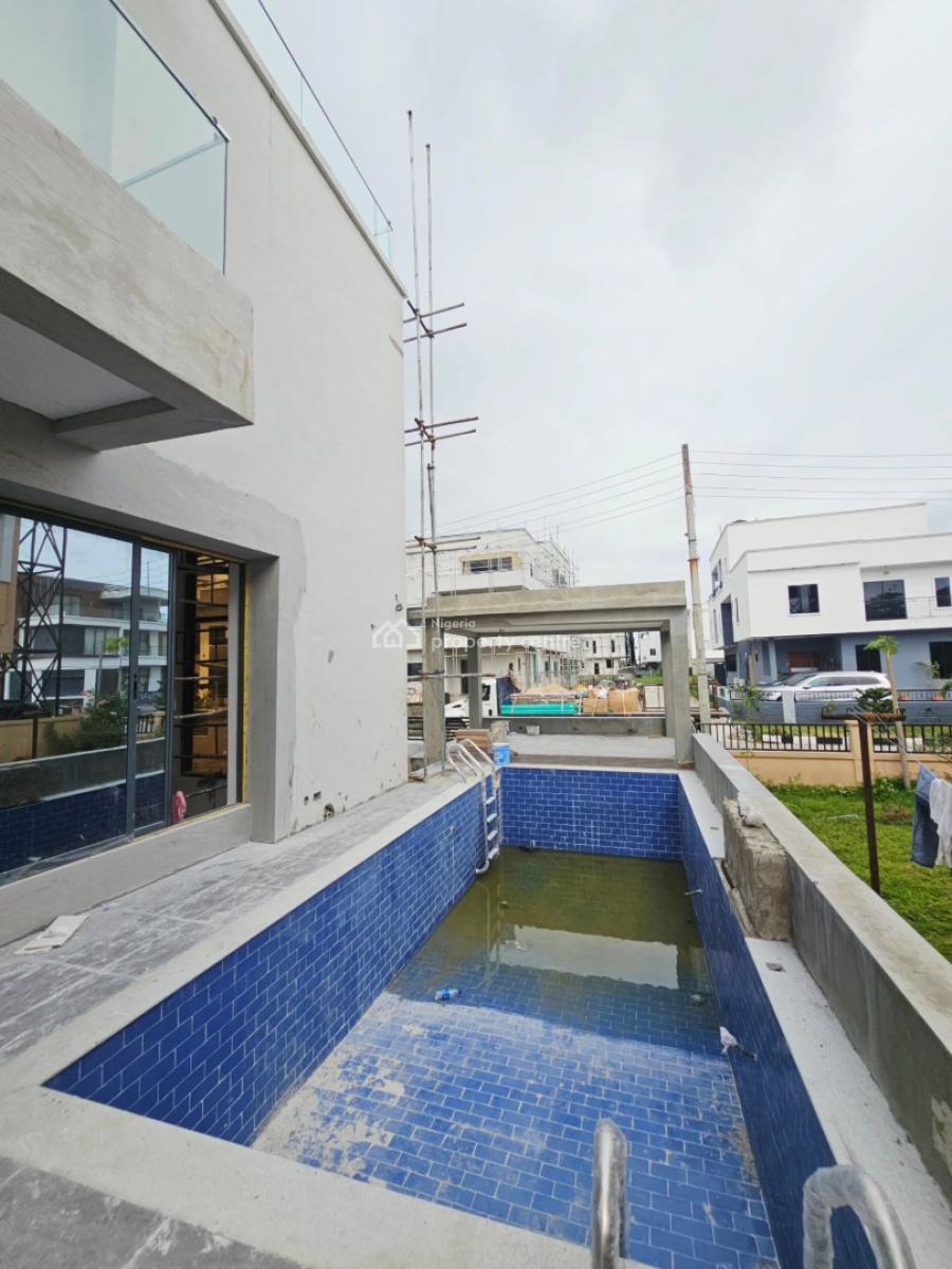 Stunning 5 Bedroom Detached Duplex with Pool,cinema,gym,elevator & Bq, Osapa London, Osapa, Lekki, Lagos, Detached Duplex for Sale