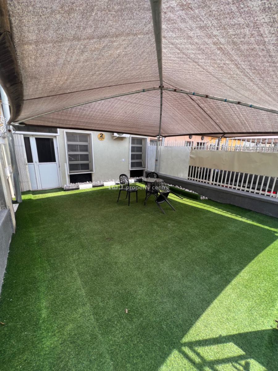 Fully Furnished One Bedroom Terraced Bungalow with Private Gate, Area 8, Garki, Abuja, Terraced Bungalow for Rent