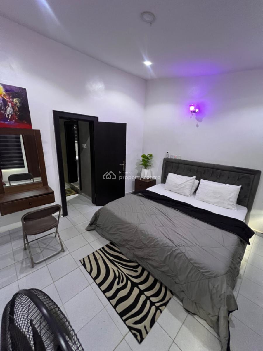 Fully Furnished One Bedroom Terraced Bungalow with Private Gate, Area 8, Garki, Abuja, Terraced Bungalow for Rent