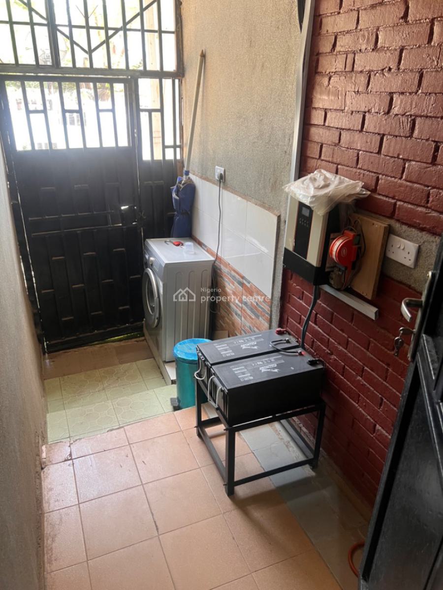 Fully Furnished One Bedroom Terraced Bungalow with Private Gate, Area 8, Garki, Abuja, Terraced Bungalow for Rent