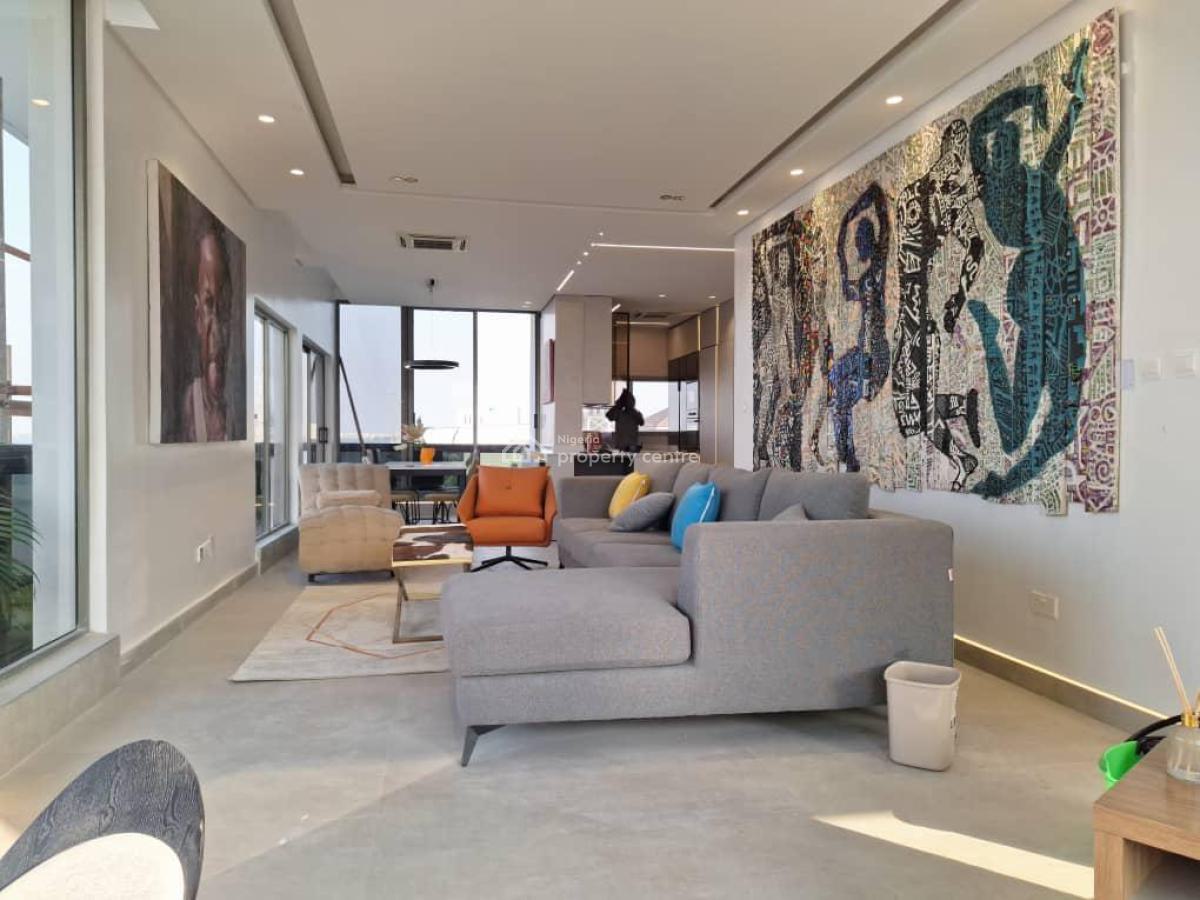 Fully Furnished 3 Bedroom Flat with 2 Living Rooms, Off 3rd Avenue, Banana Island, Ikoyi, Lagos, Flat / Apartment for Rent