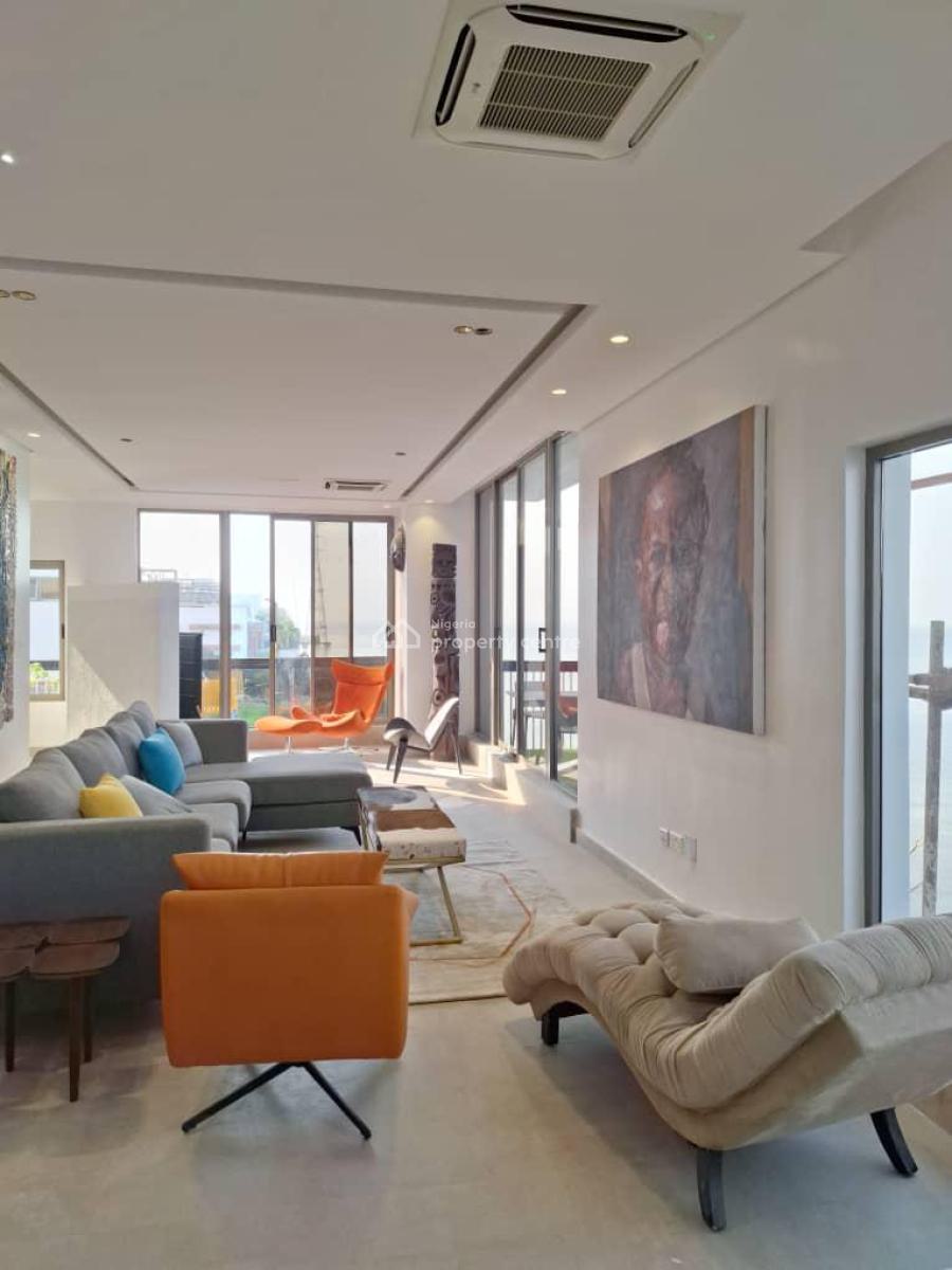 Fully Furnished 3 Bedroom Flat with 2 Living Rooms, Off 3rd Avenue, Banana Island, Ikoyi, Lagos, Flat / Apartment for Rent