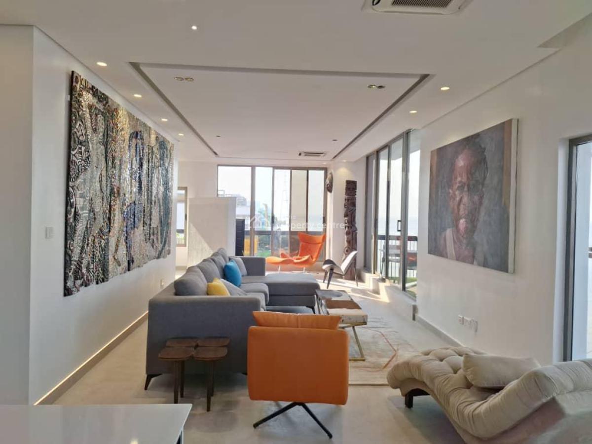 Fully Furnished 3 Bedroom Flat with 2 Living Rooms, Off 3rd Avenue, Banana Island, Ikoyi, Lagos, Flat / Apartment for Rent