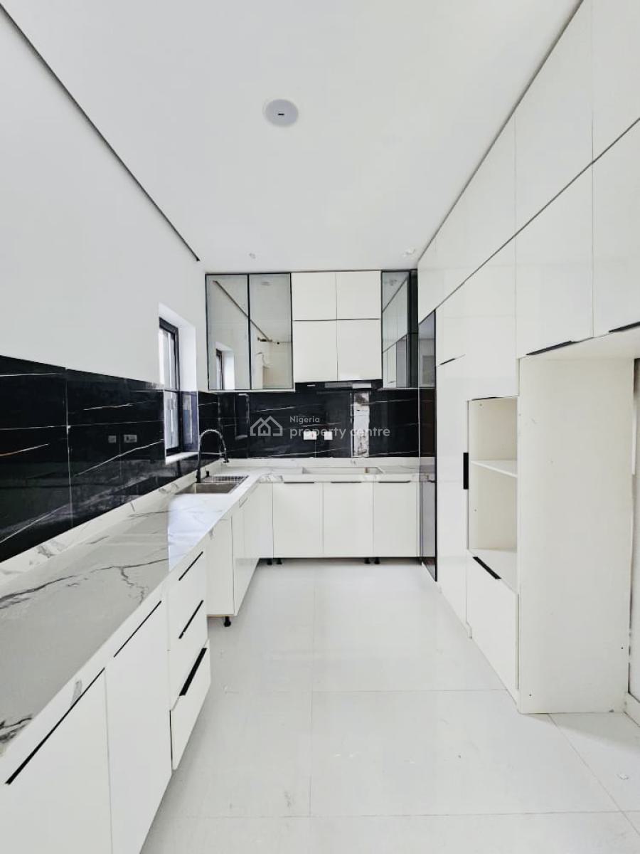 Contemporary 4 Bedroom Terrace Triplex with a Self Compound & Bq, Ikate, Lekki, Lagos, Terraced Duplex for Sale