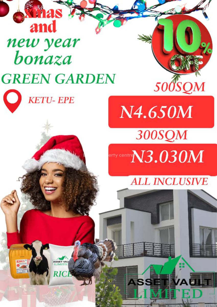 This Land Is Verified By Lagos State Government, Green Estate Close to Lagos Film City & New Airport, Ketu, Lagos, Mixed-use Land for Sale