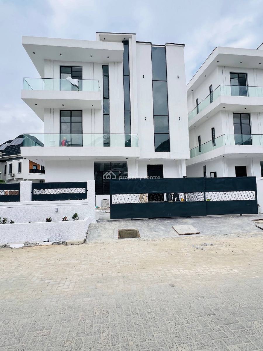 5 Bedroom Fully Detached Duplex+bq, & Pool, Chevron Lekki Lagos, Lekki Phase 1, Lekki, Lagos, Detached Duplex for Sale