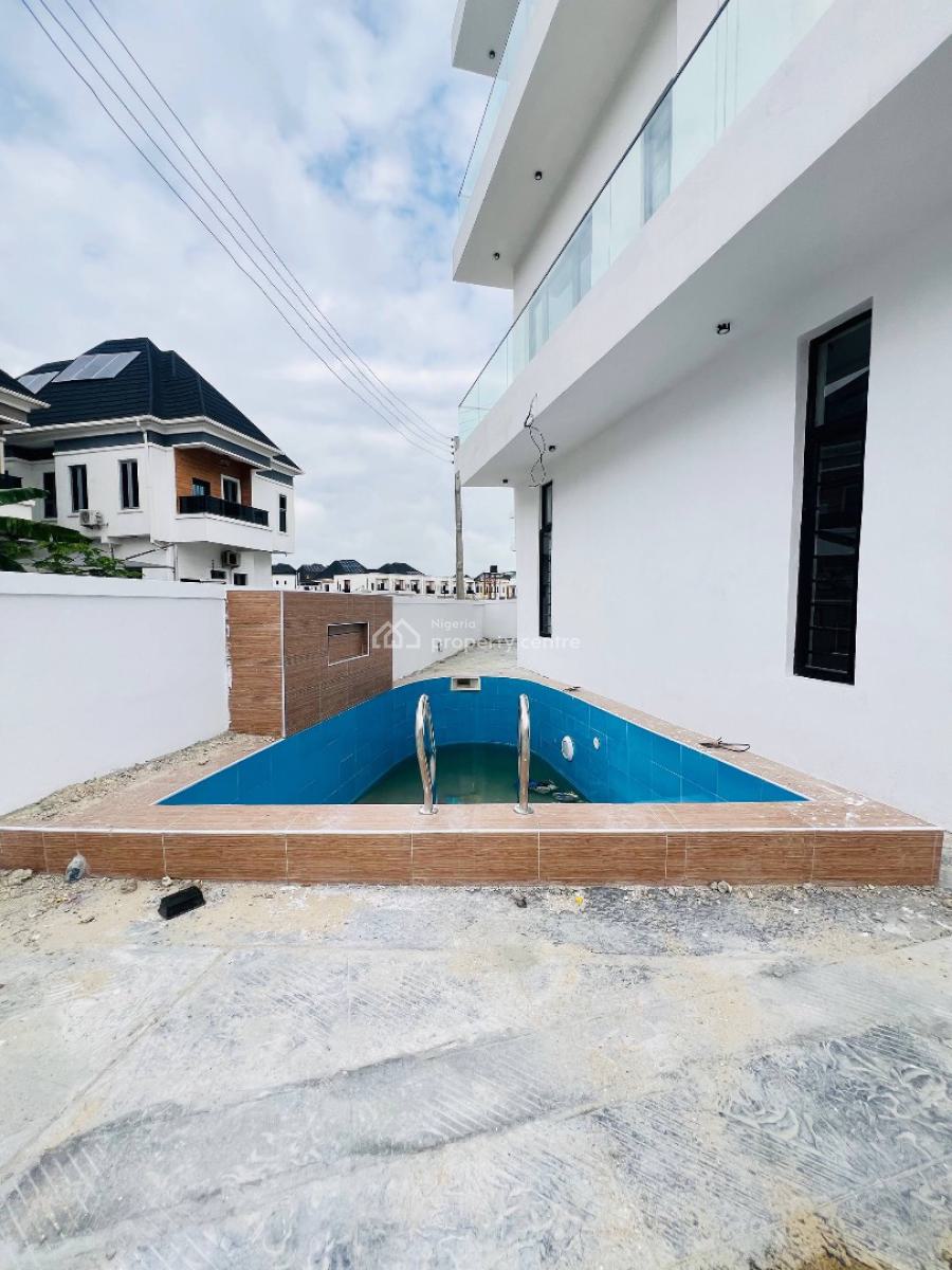 5 Bedroom Fully Detached Duplex+bq, & Pool, Chevron Lekki Lagos, Lekki Phase 1, Lekki, Lagos, Detached Duplex for Sale