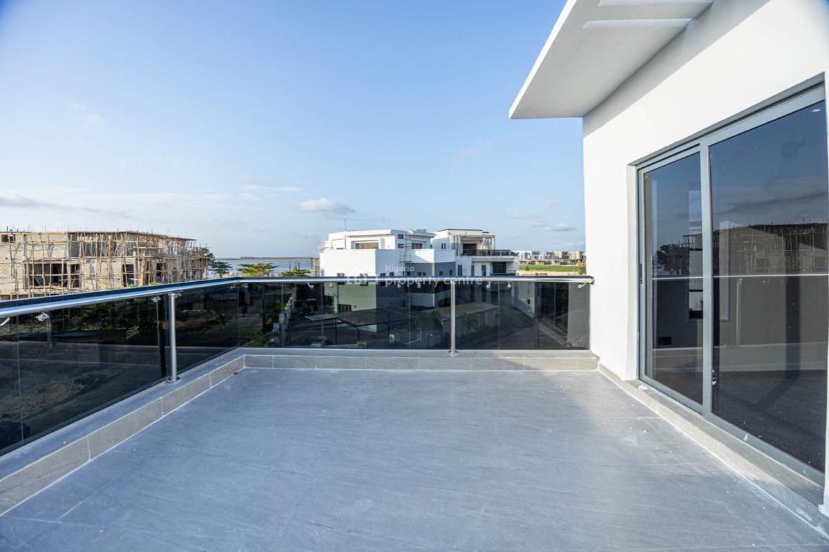 Self Service Partially Furnished 4 Bedroom Semi Detached with Bq, Conversation Road Chevron, Lekki, Lagos, Semi-detached Duplex for Rent