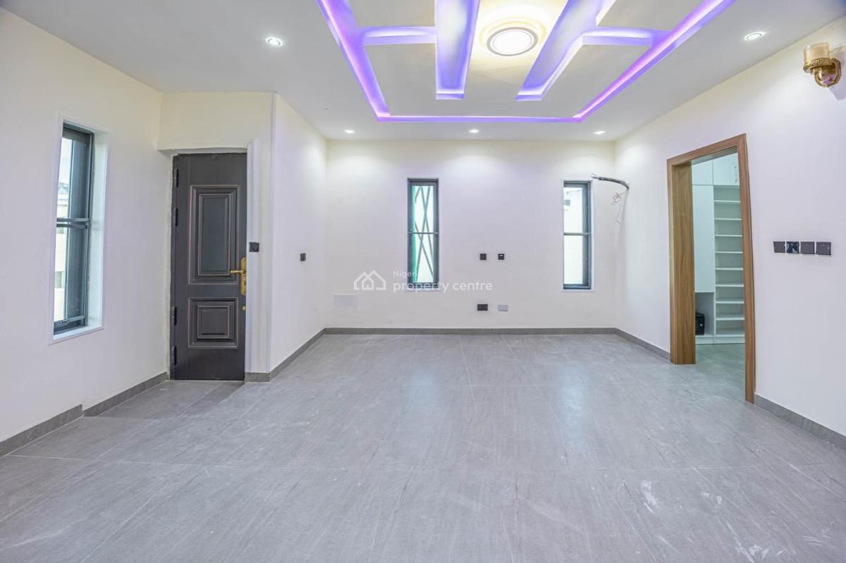 Self Service Partially Furnished 4 Bedroom Semi Detached with Bq, Conversation Road Chevron, Lekki, Lagos, Semi-detached Duplex for Rent