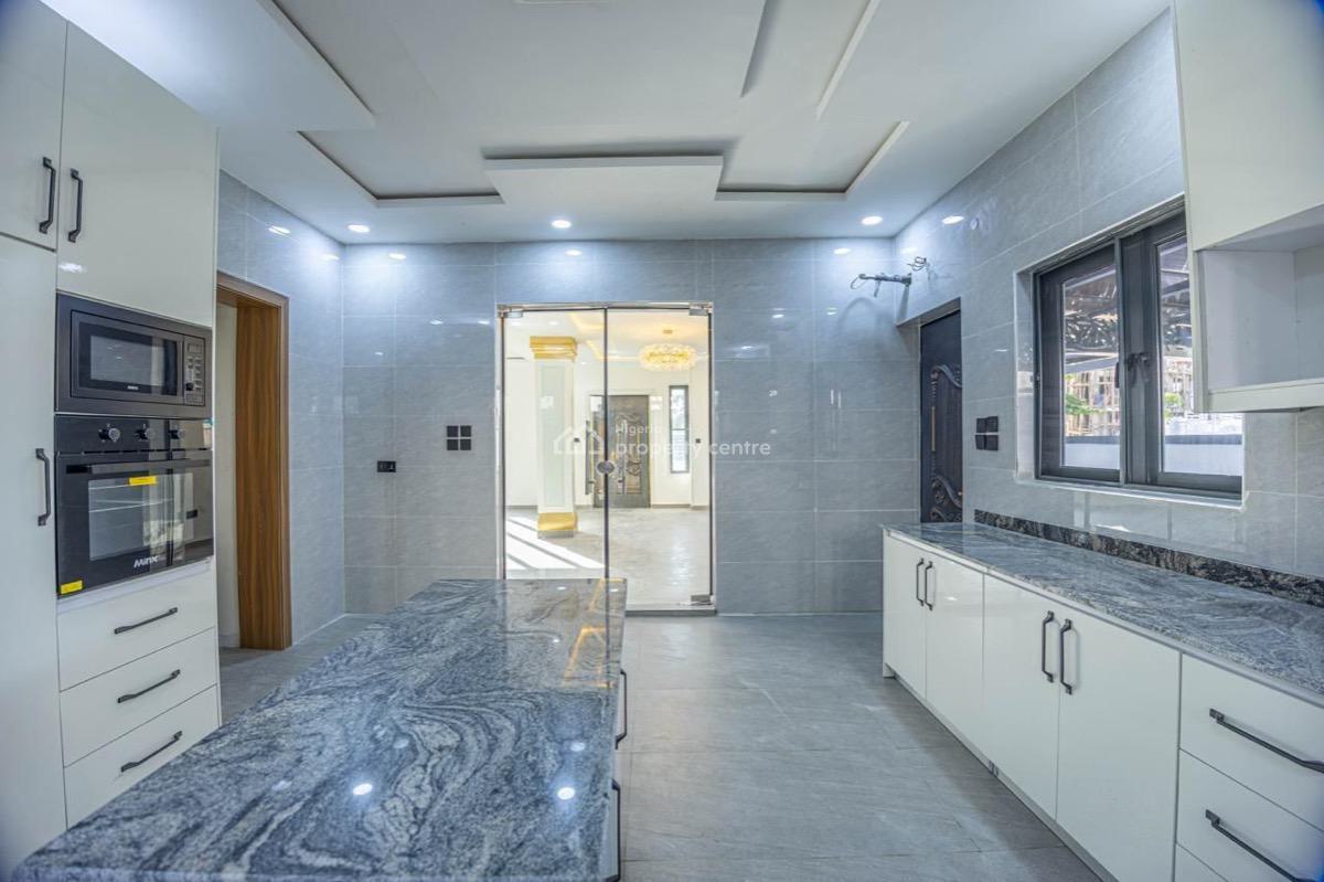 Self Service Partially Furnished 4 Bedroom Semi Detached with Bq, Conversation Road Chevron, Lekki, Lagos, Semi-detached Duplex for Rent