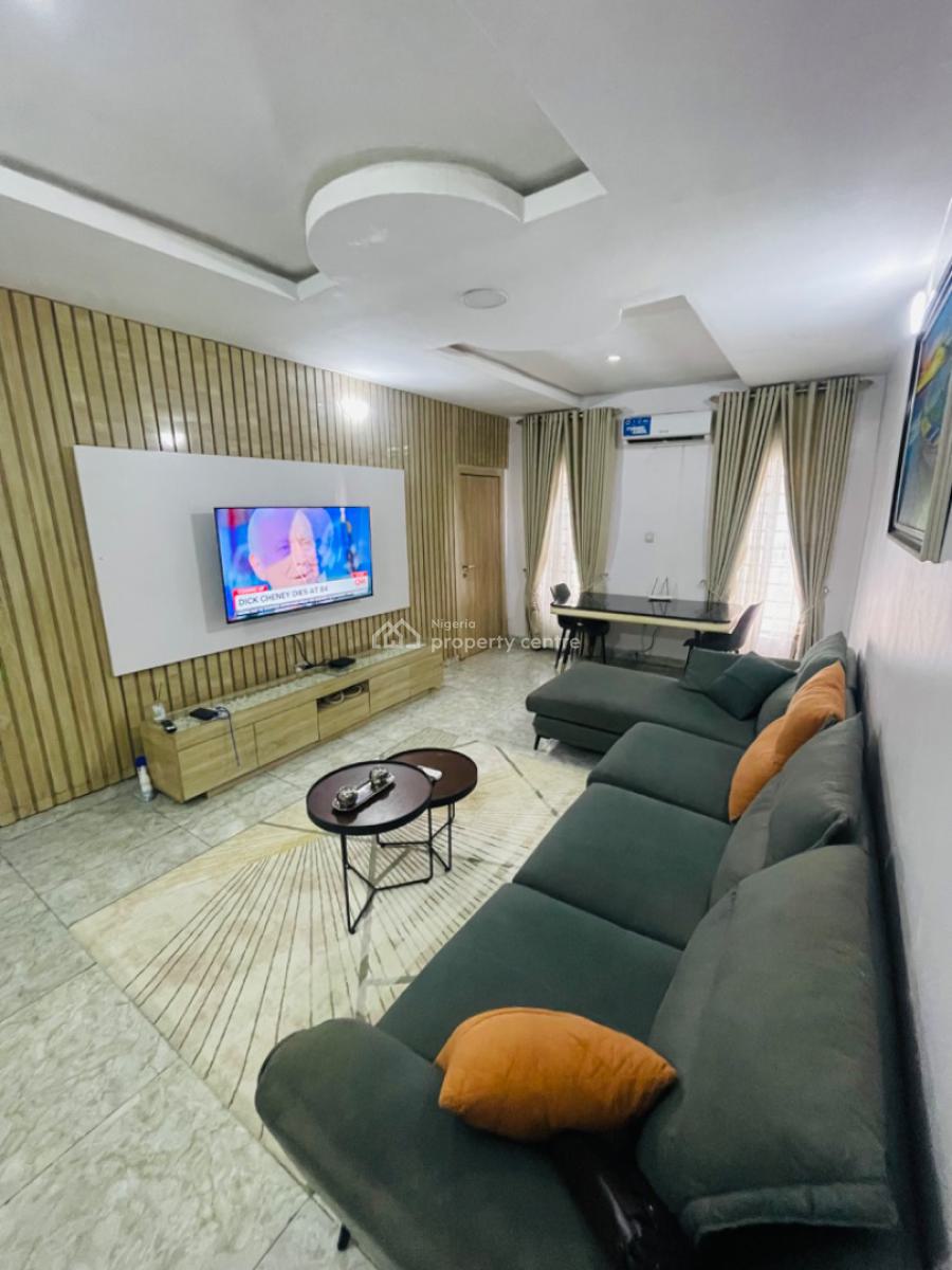 Luxury Furnished  2 Bedroom  Apartment with Pool, Gym & 24/7hrs Power, Chevron, Lekki, Lagos, Flat / Apartment Short Let