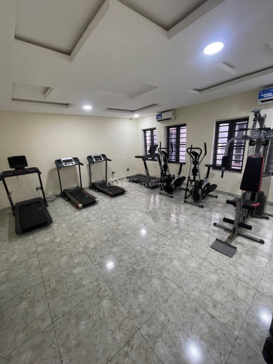 Furnished 1 Bedroom with Pool, Gym, 24/7hrs Power & Visitors Bathroom, Chevron, Lekki, Lagos, Flat / Apartment Short Let