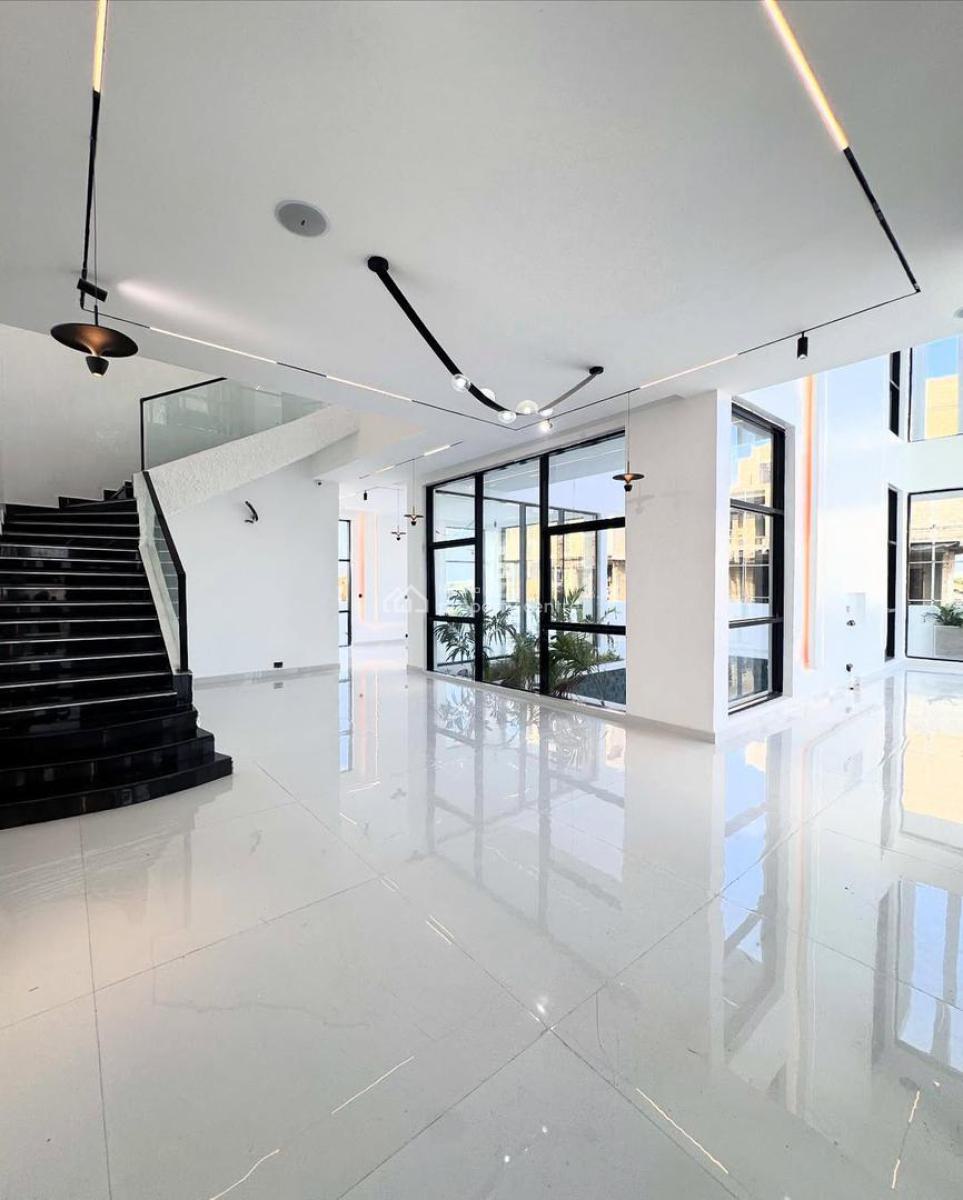 Aesthetically Built 5 Bed Detached Waterfront Mansion+ Pool + Cinema, Video Available on Request, Osapa, Lekki, Lagos, Detached Duplex for Sale