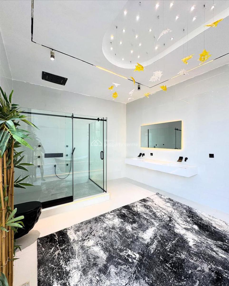 Aesthetically Built 5 Bed Detached Waterfront Mansion+ Pool + Cinema, Video Available on Request, Osapa, Lekki, Lagos, Detached Duplex for Sale