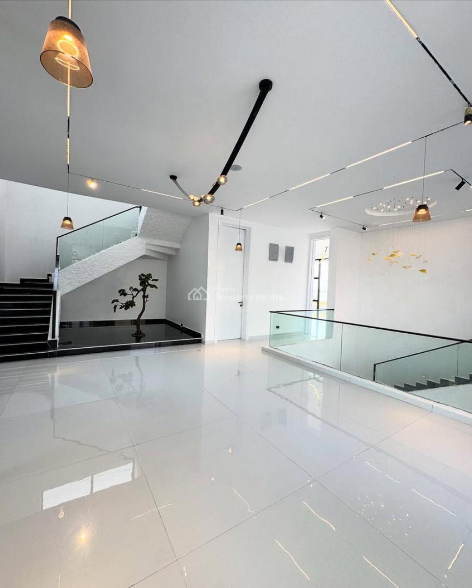Aesthetically Built 5 Bed Detached Waterfront Mansion+ Pool + Cinema, Video Available on Request, Osapa, Lekki, Lagos, Detached Duplex for Sale