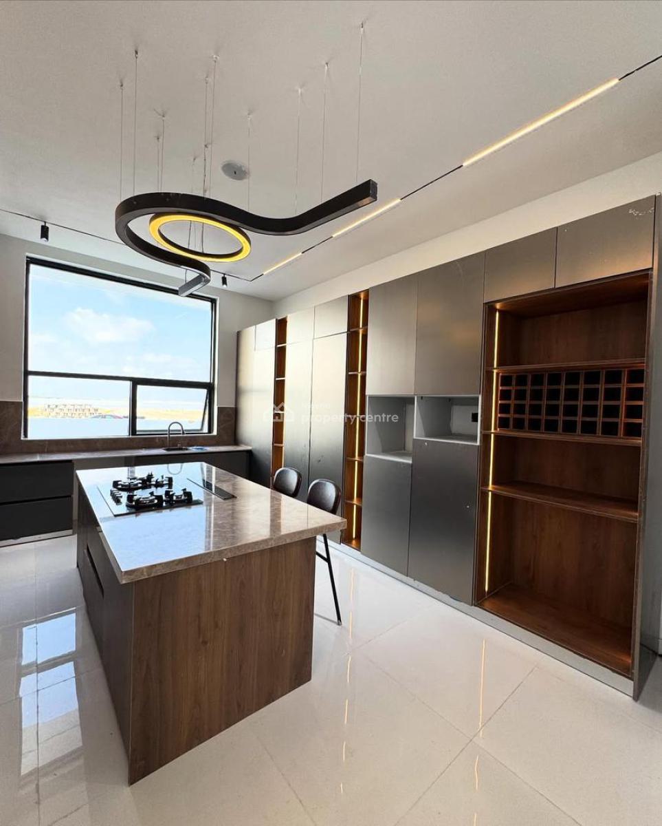 Aesthetically Built 5 Bed Detached Waterfront Mansion+ Pool + Cinema, Video Available on Request, Osapa, Lekki, Lagos, Detached Duplex for Sale